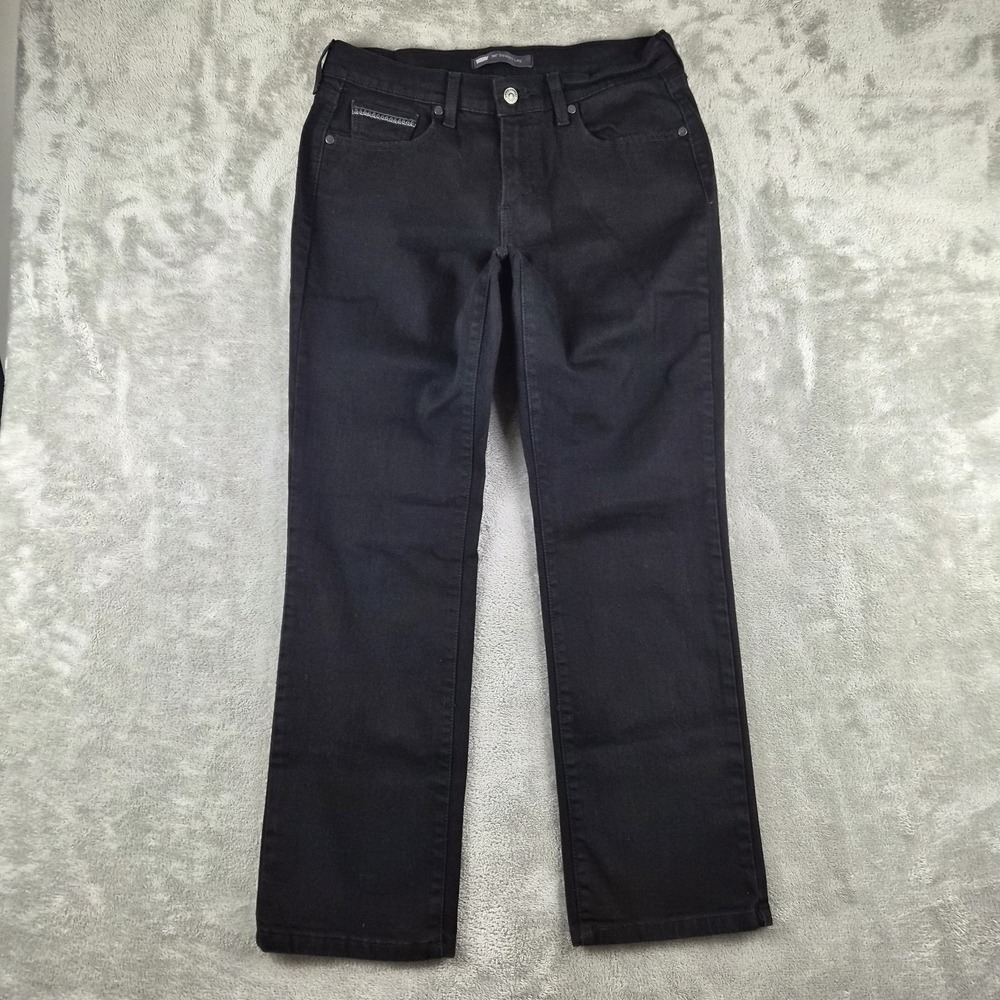 Levis 505 Jeans Womens Fits 30x28 Black Denim Stretch Straight Classic Black Tab